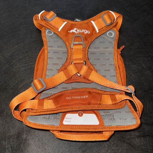 Kurgo Cascade Dog Backpack Harness Orange New For Small Dog Walk, Dog Park - Picture 2 of 8